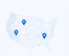 US Map Coverage